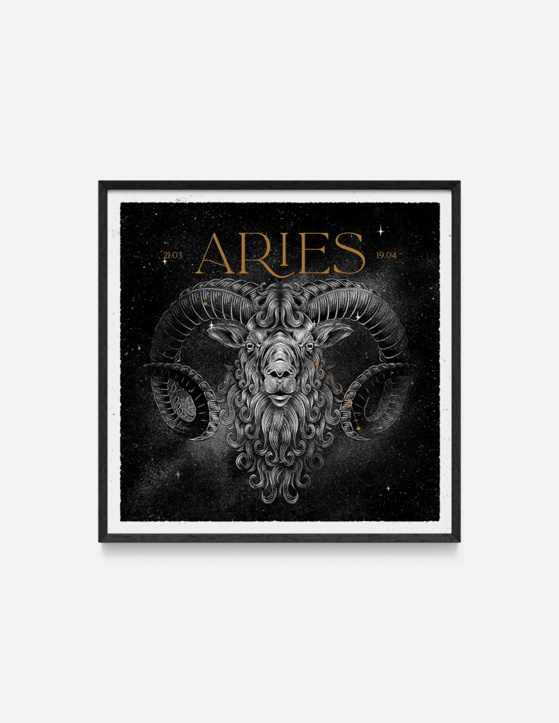 Plakat ARIES 32×32 cm