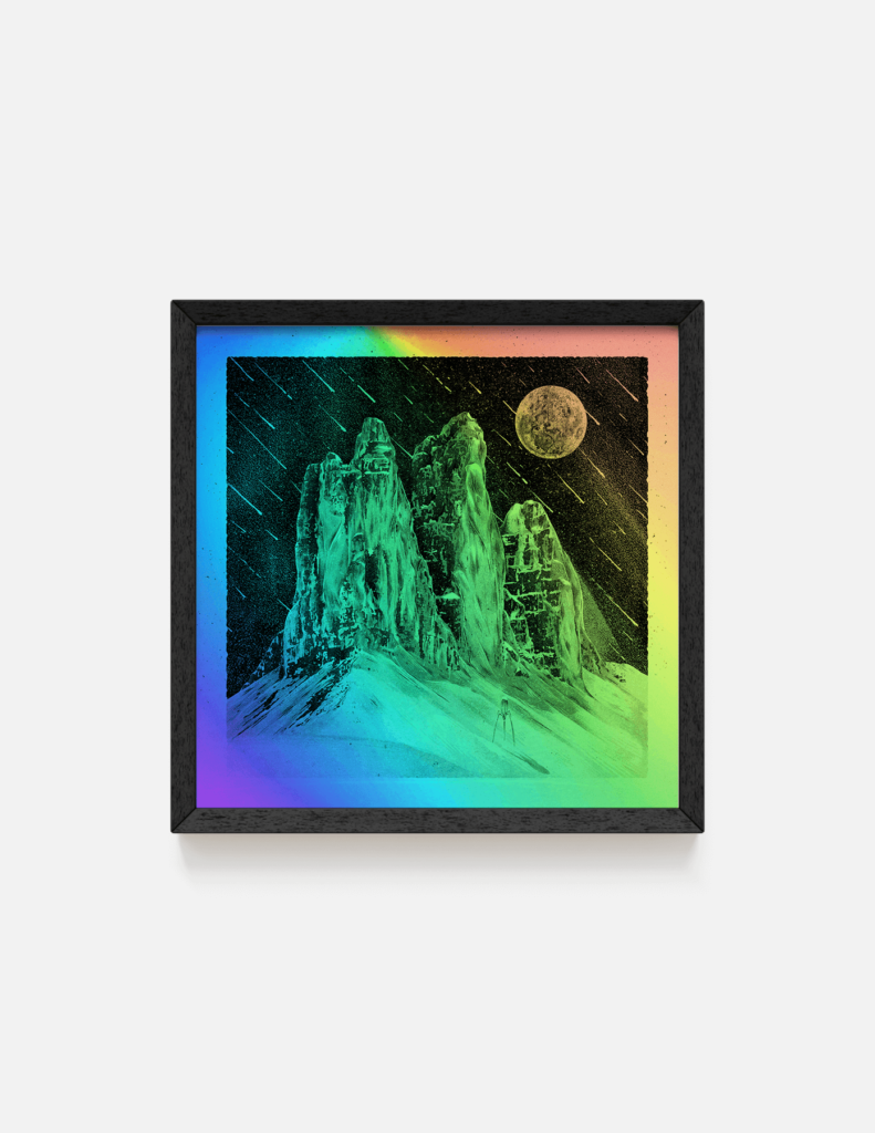 plakat INTRUZ holo 23×23 cm