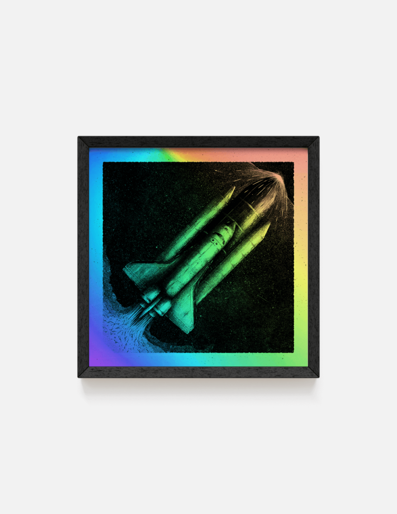 plakat KONIEC holo 23×23 cm