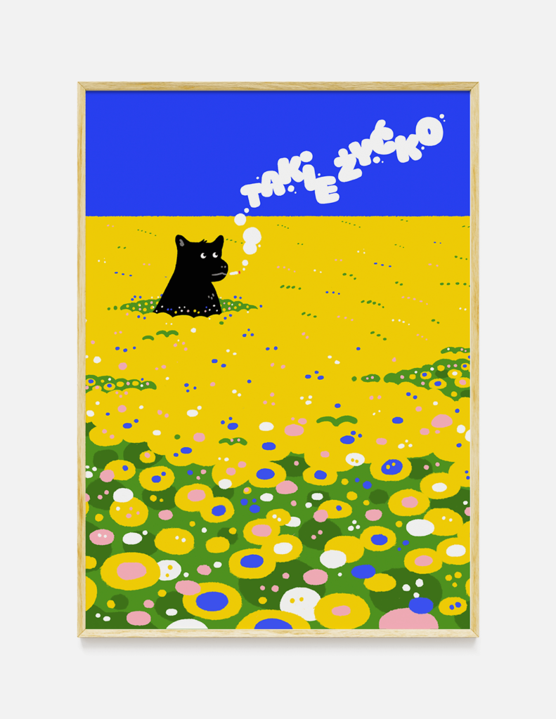 Plakat TAKIE ŻYĆKO 50×70 cm