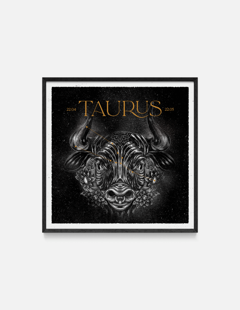 Plakat TAURUS 32×32 cm