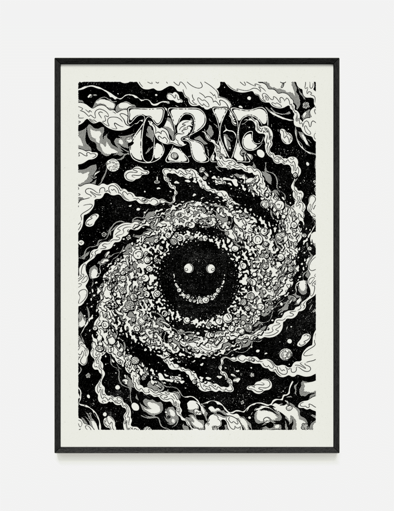 plakat do kolorowania TRIP 50x70cm