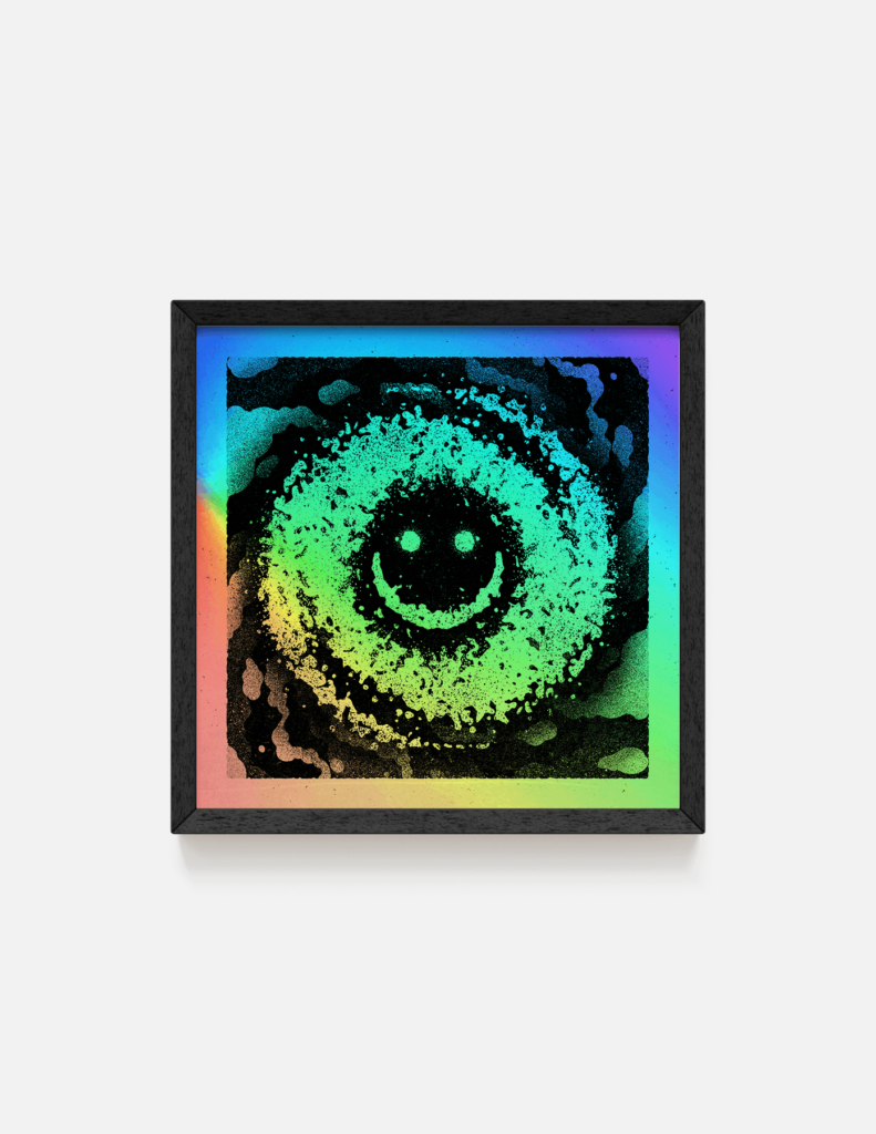 plakat TRIP holo 23×23 cm