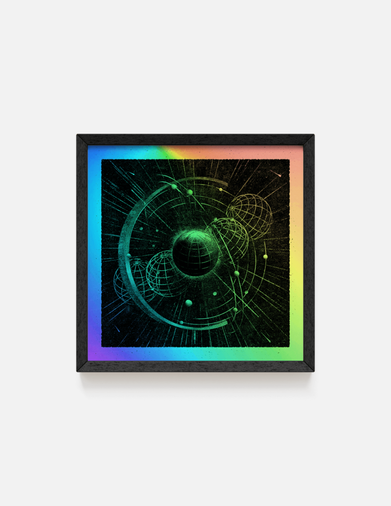 plakat ZARAZ holo 23×23 cm