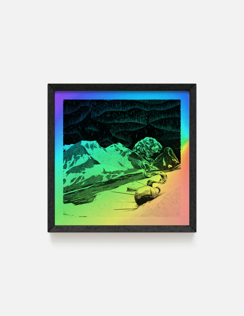 plakat ZORZA v1 holo 23×23 cm