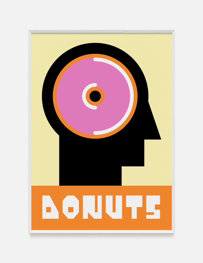 plakat DONUTS 50x70cm