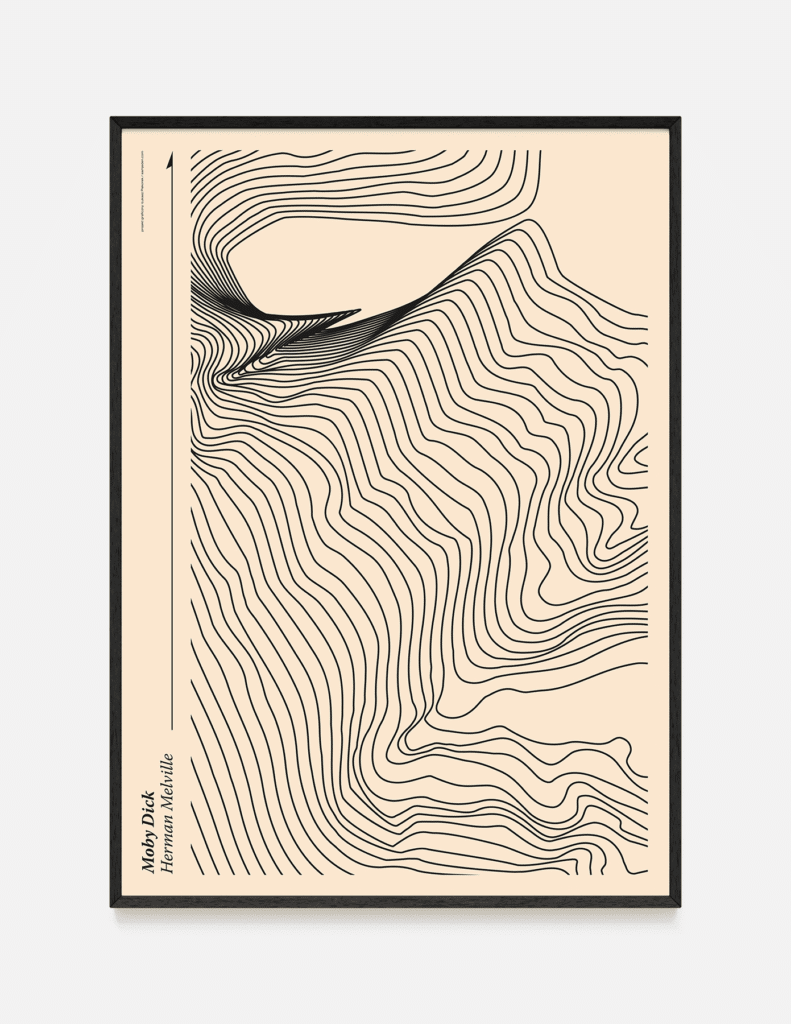 plakat MOBY DICK 50×70 cm