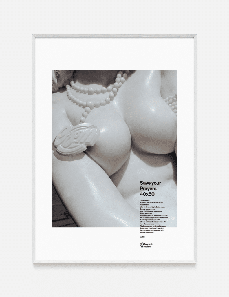 plakat SAVE YOUR PRAYERS 50x70cm