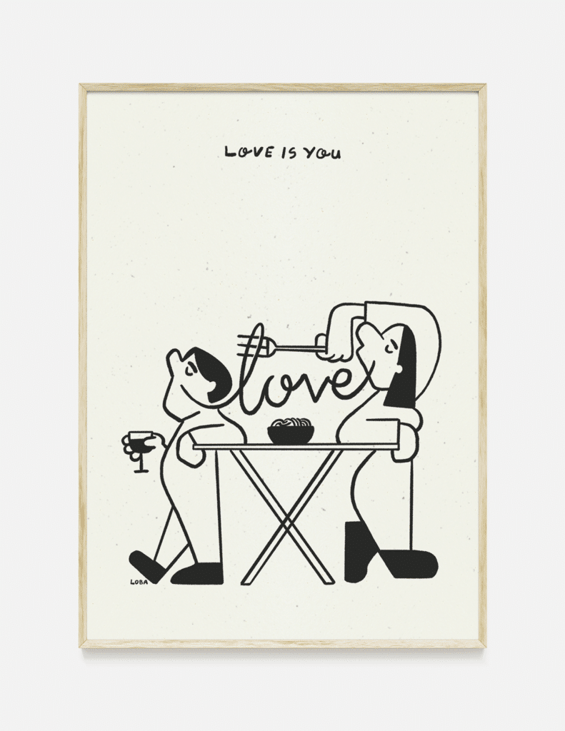 plakat LOVE IS YOU