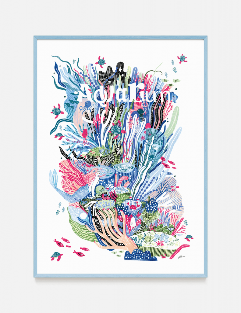 plakat AQUARIUM 50×70 cm