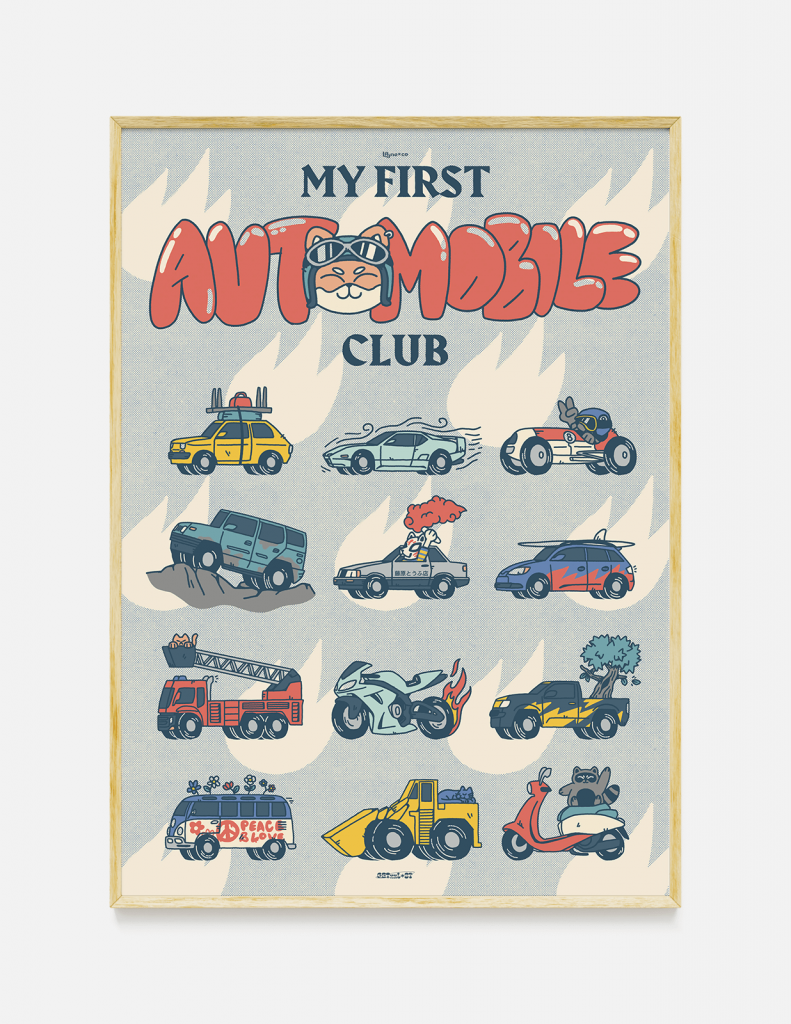 plakat AUTOMOBILE CLUB