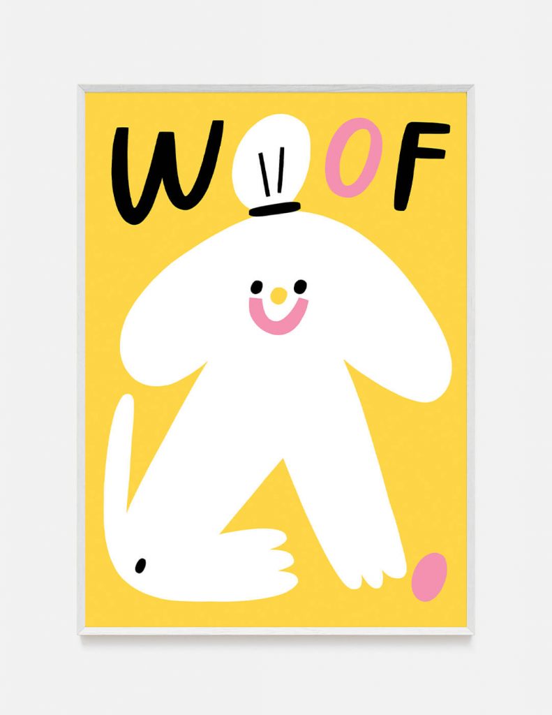 plakat WOOF