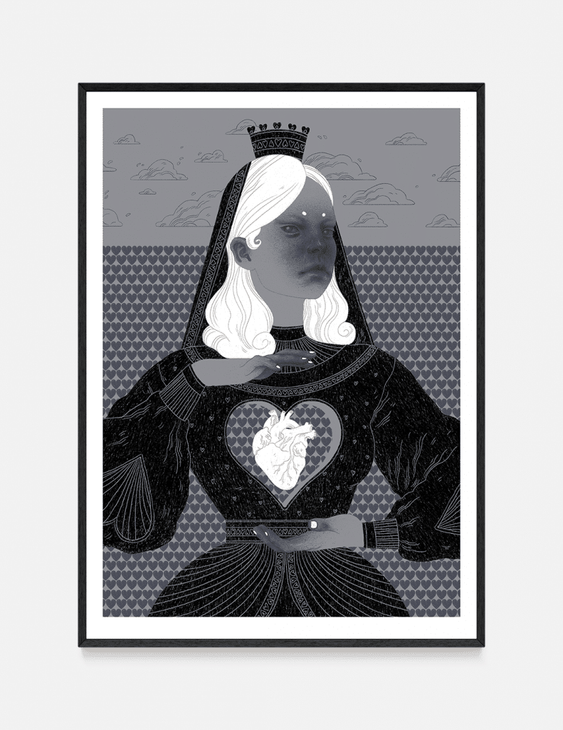 plakat QUEEN OF HEARTS