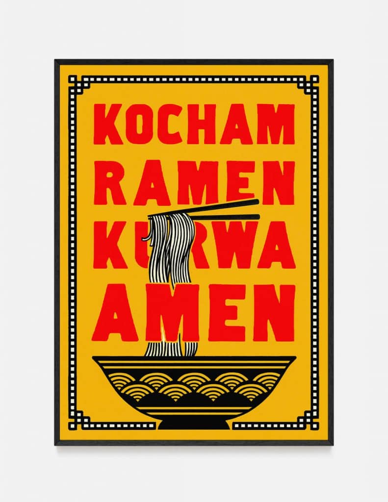 Plakat KOCHAM RAMEN