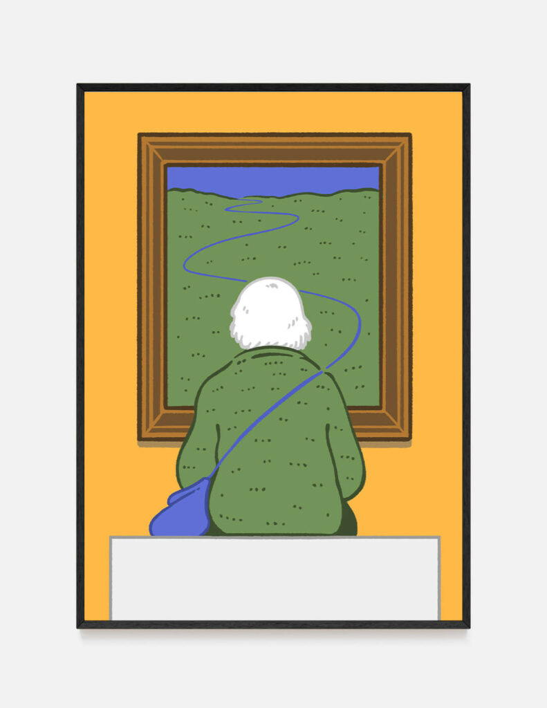 plakat BABCIA W MUZEUM