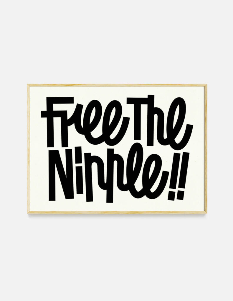 plakat FREE THE NIPPLES