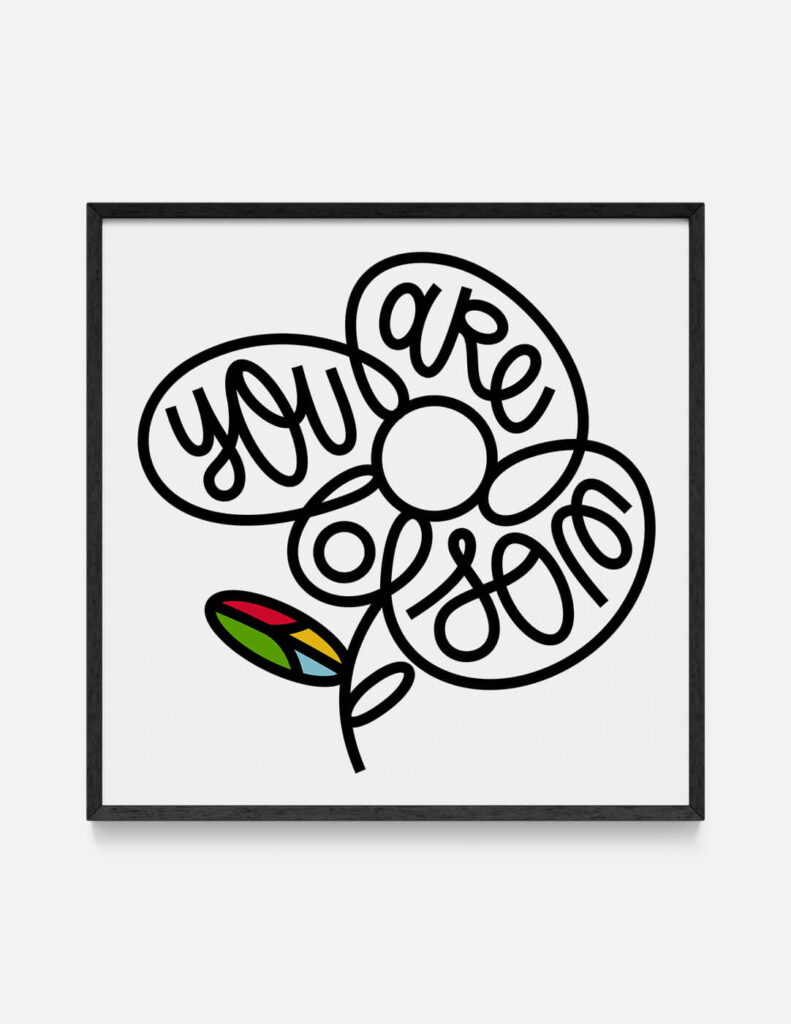 plakat OSOM FLOWER