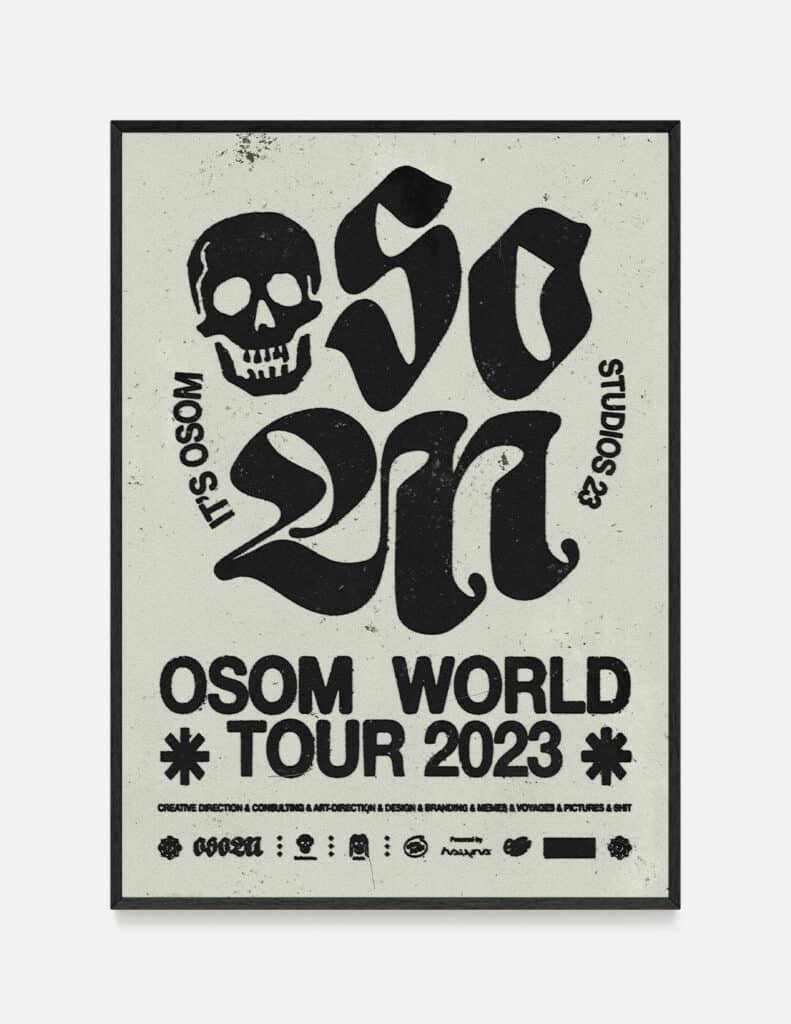 plakat OSOM WORLD TOUR