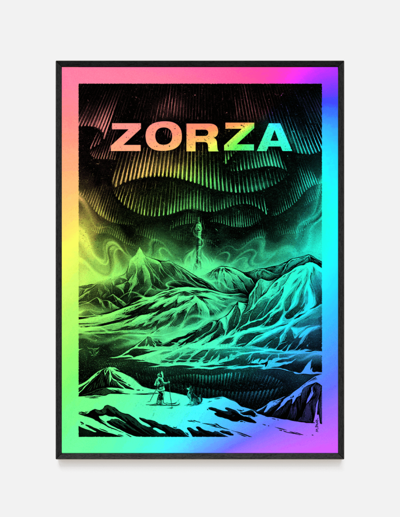 plakat ZORZA 3.0 holo