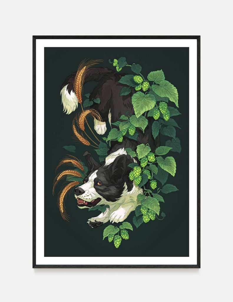 Plakat CORGI 50×70 cm