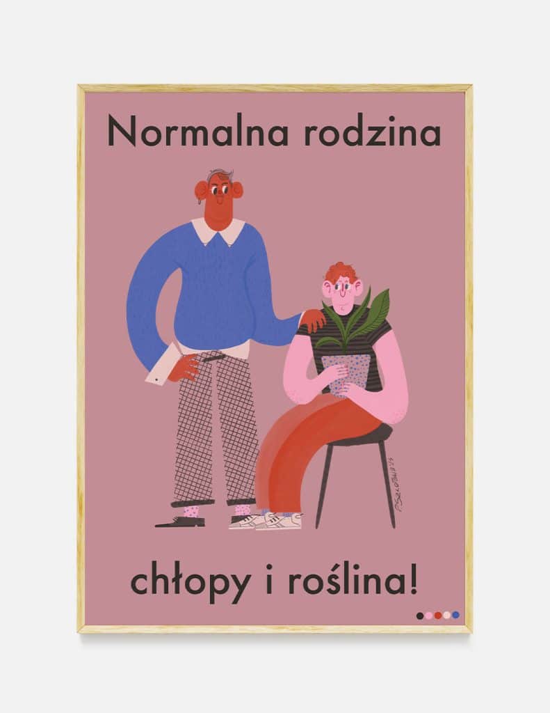 Plakat CHŁOPY I ROŚLINA