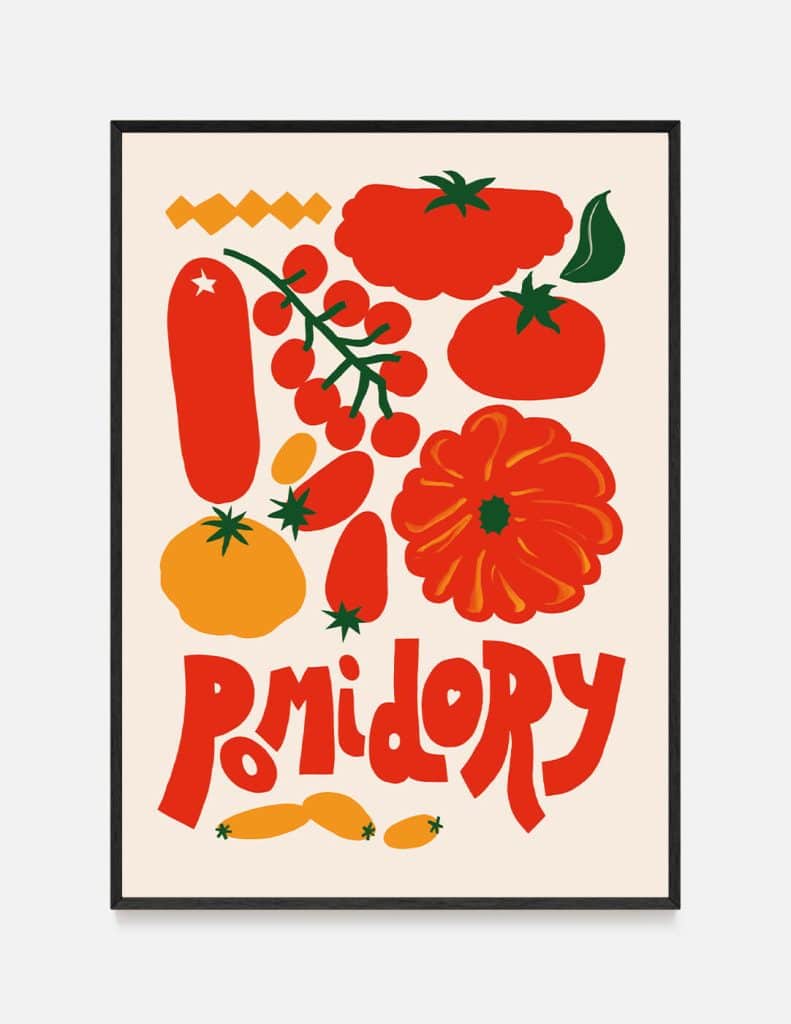 Plakat POMIDORY
