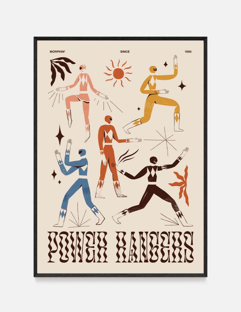 Plakat POWER RANGERS