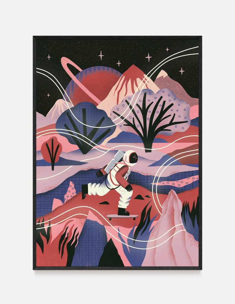 Plakat SPACE SKATER