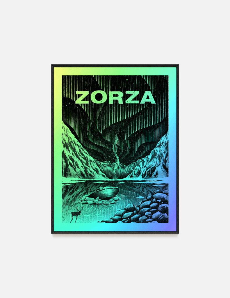 plakat ZORZA 2.0 holo 30x40cm
