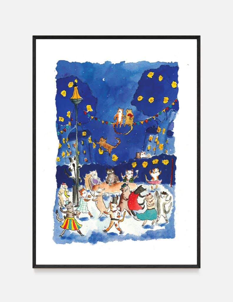 Plakat KOCIE TAŃCE