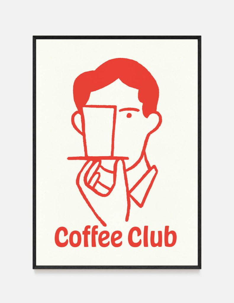 Plakat COFFEE CLUB PAN