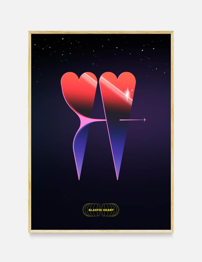 plakat ELASTIC HEART
