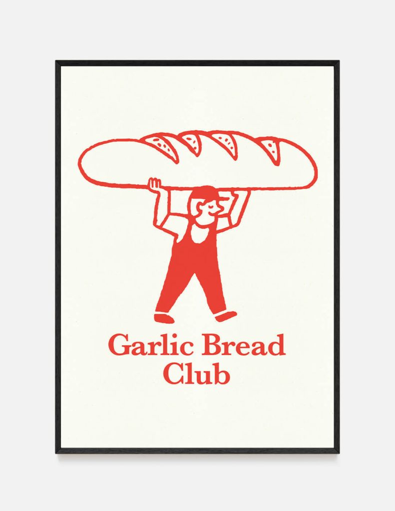 Plakat GARLIC BREAD