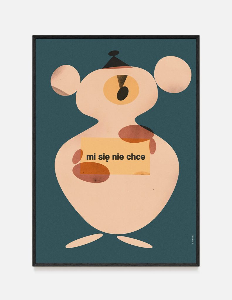 Plakat MISIE NIE CHCE