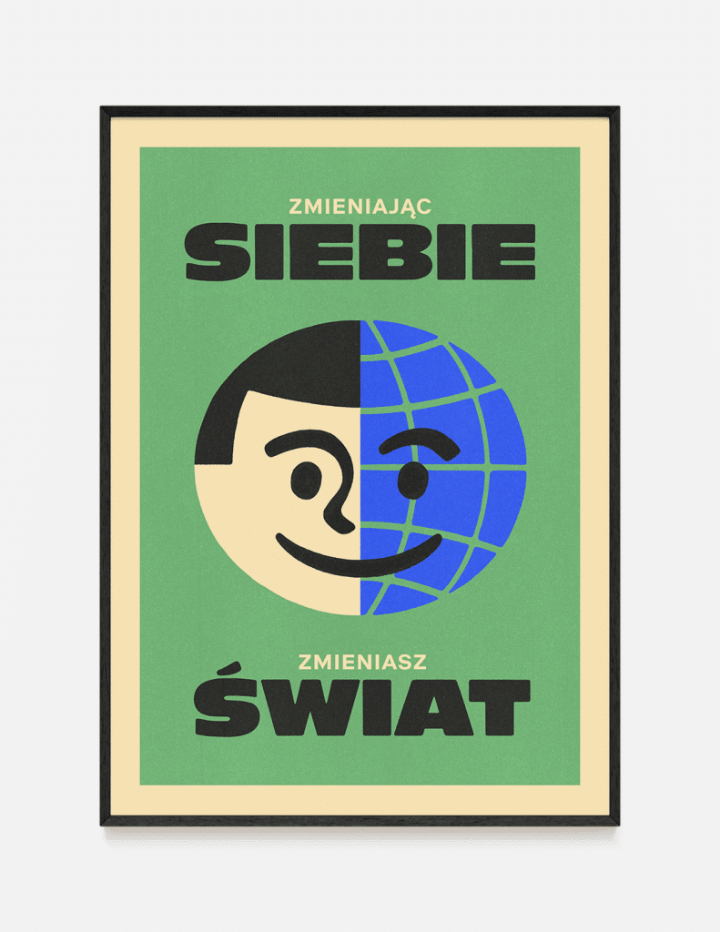 plakat ZMIENIAM ŚWIAT