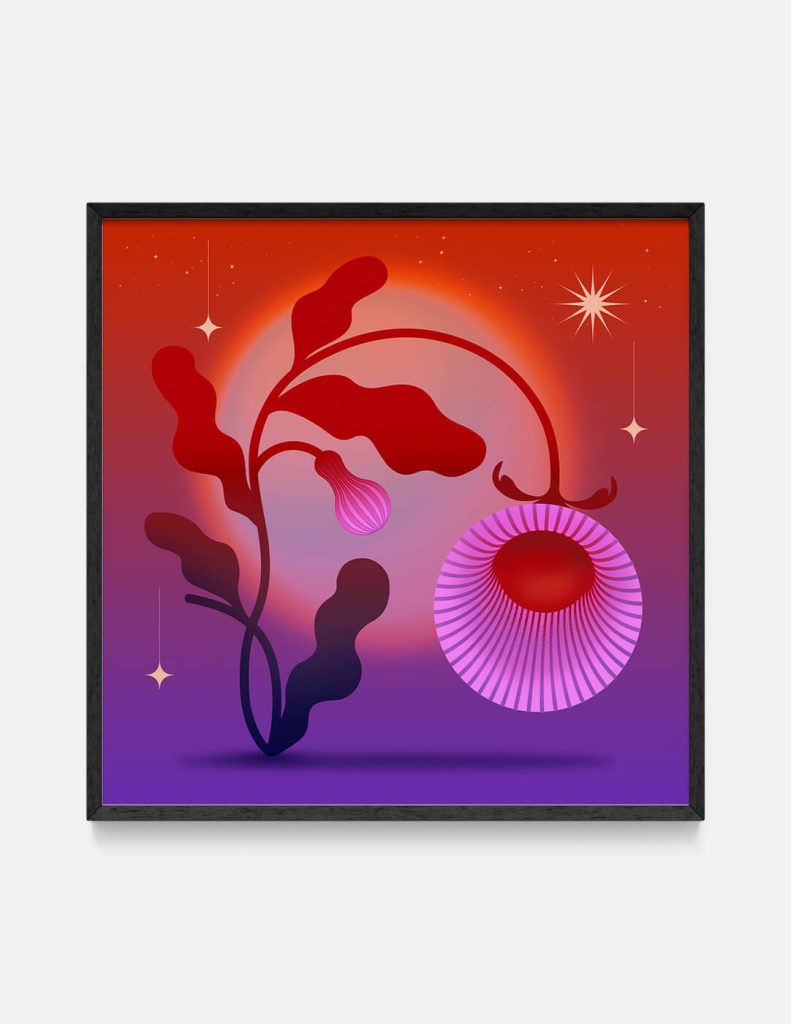 plakat FERN FLOWER