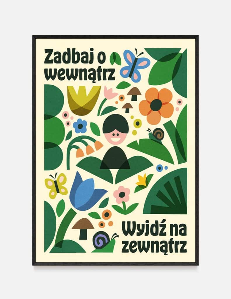 plakat ZADBAJ O WEWNĄTRZ