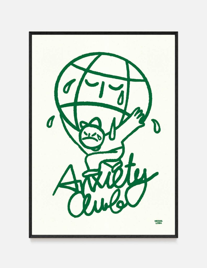 Plakat ANXIETY CLUB