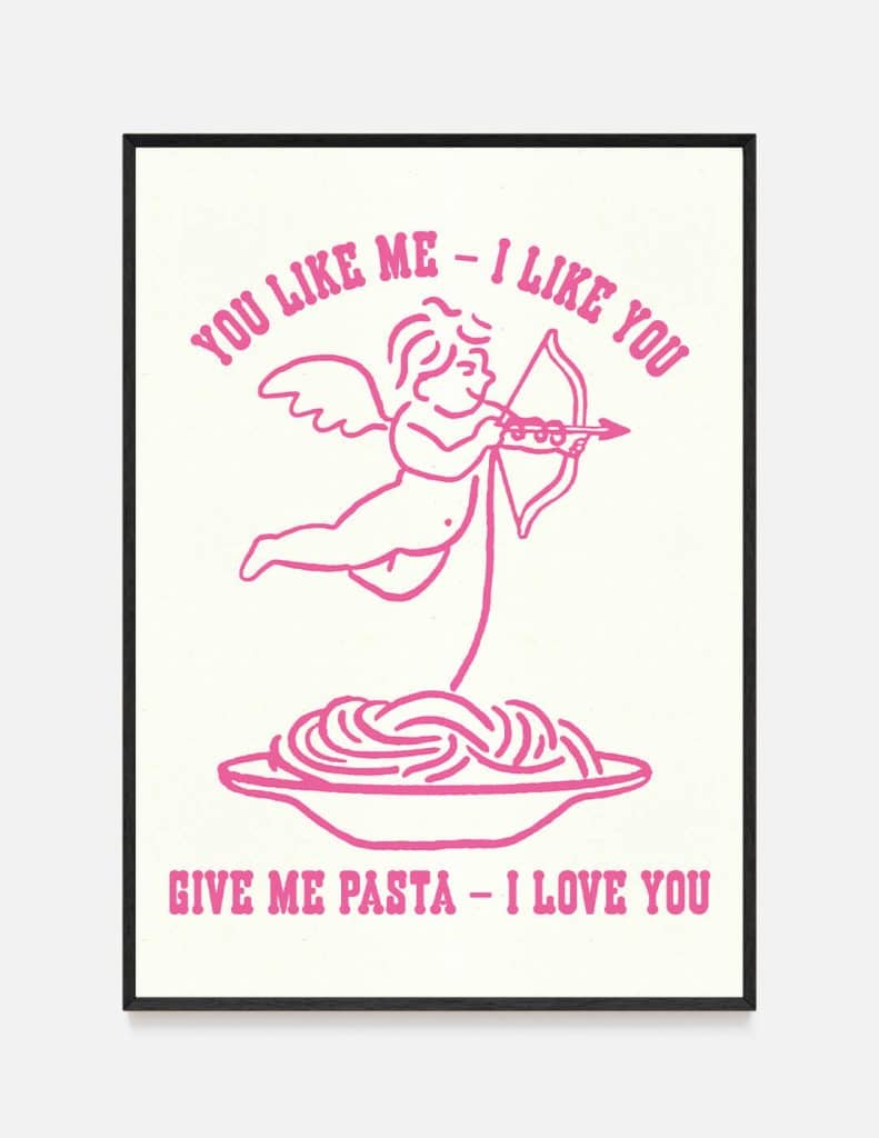 Plakat GIVE ME PASTA