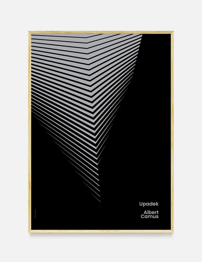 plakat UPADEK A. Camus 50×70 cm