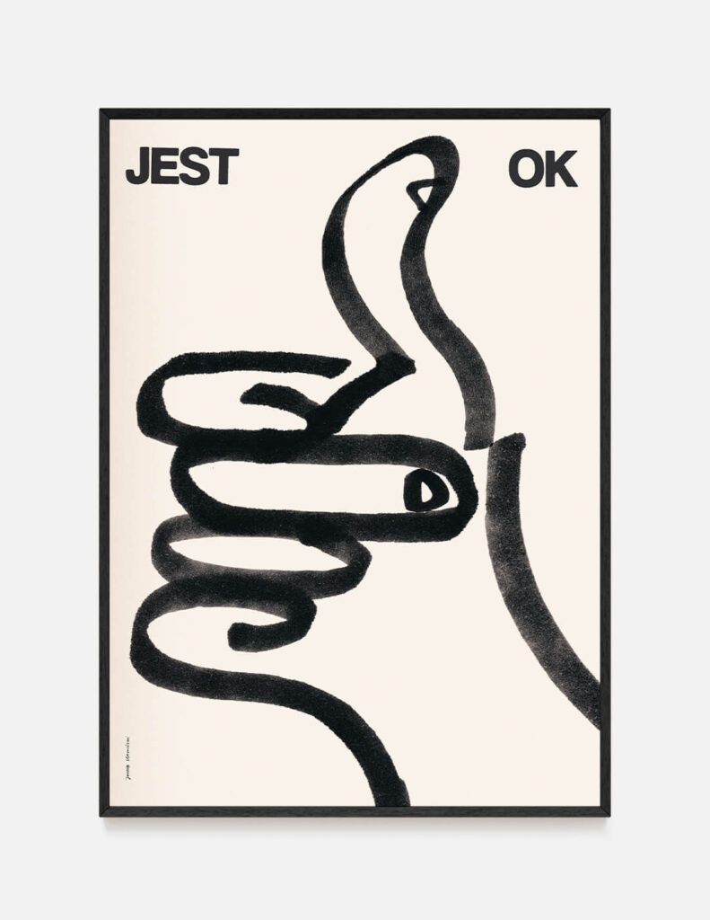 Plakat JEST OK
