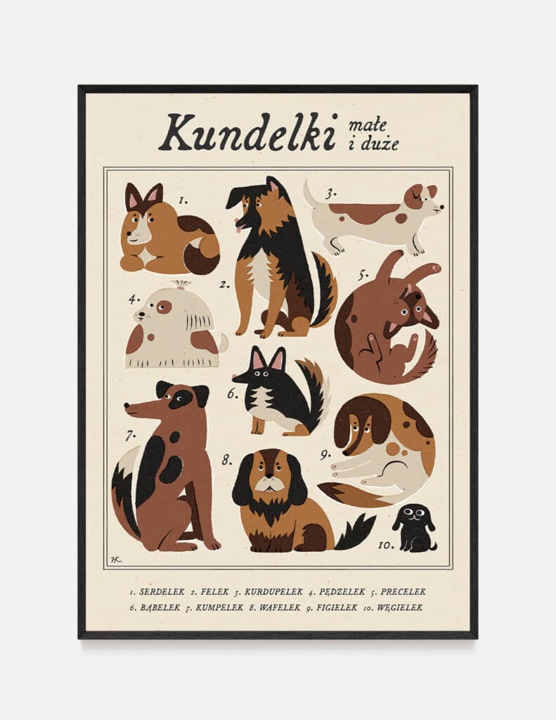 Plakat KUNDELKI MAŁE I DUŻE