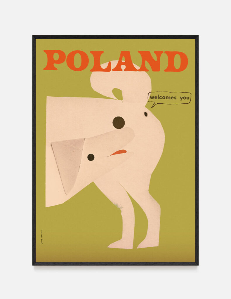 Plakat POLAND WELCOMES YOU zielony