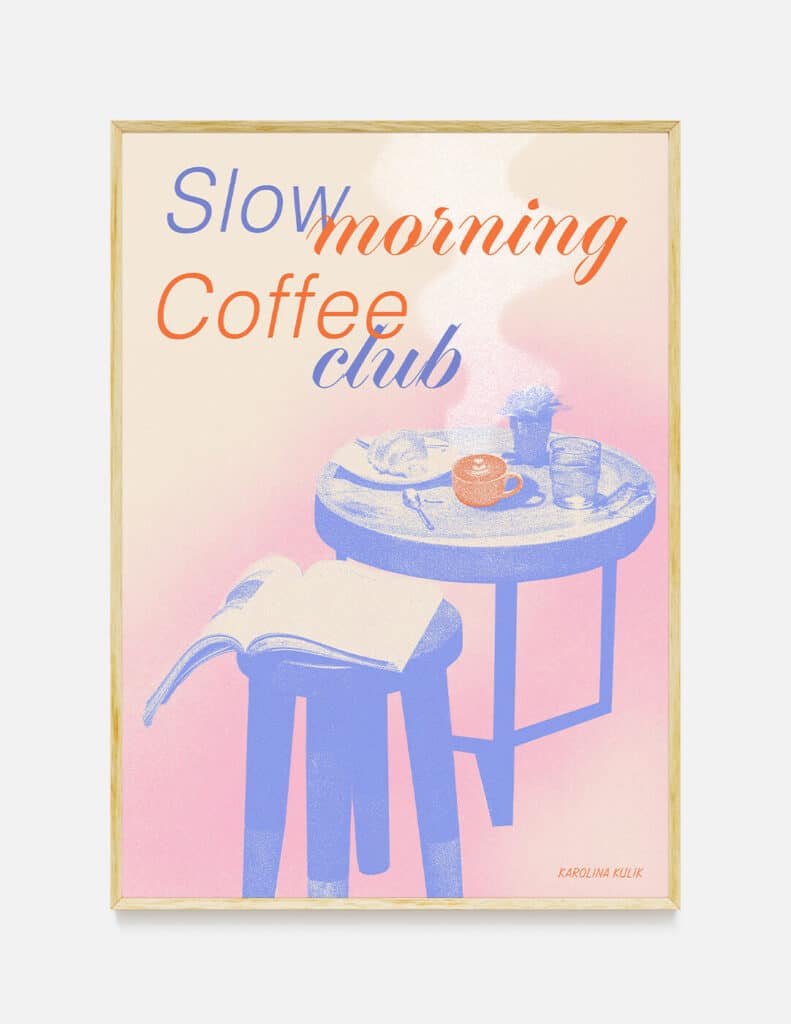 Plakat SLOW MORNING