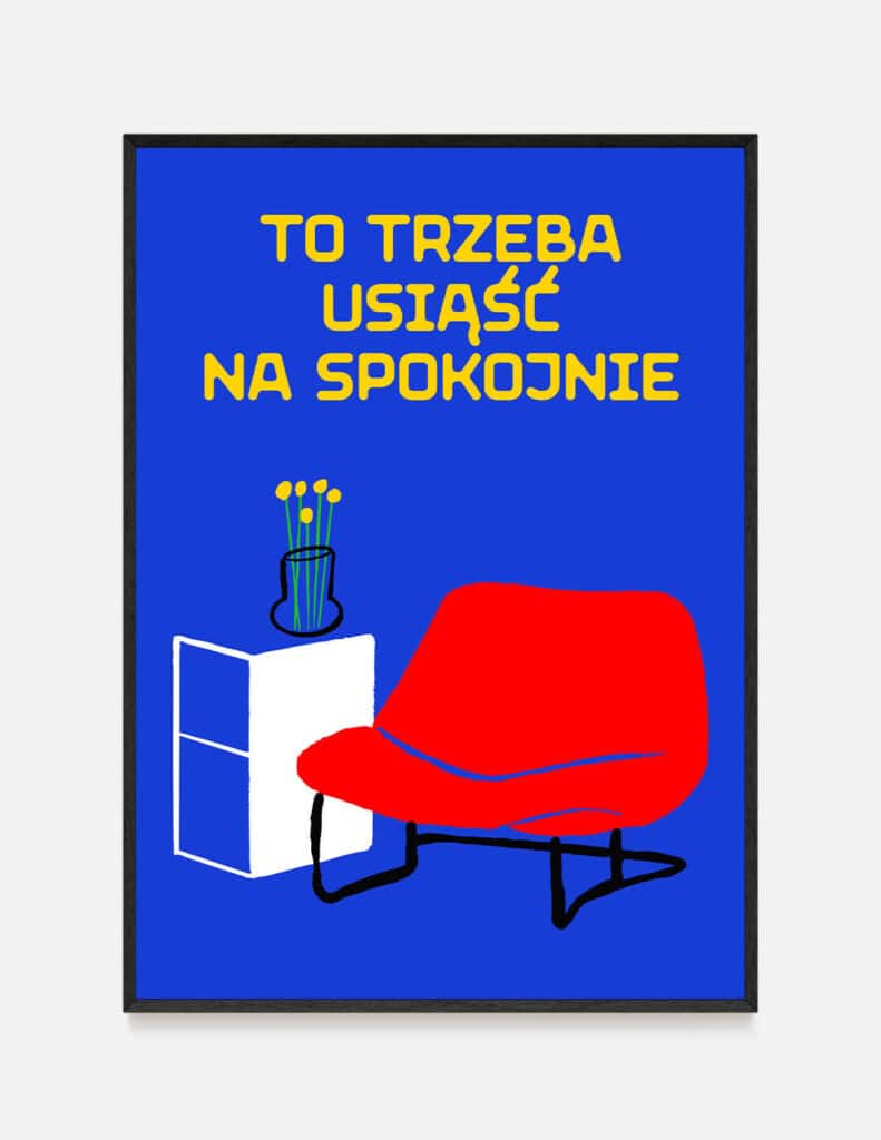 Plakat SPOKOJNIE