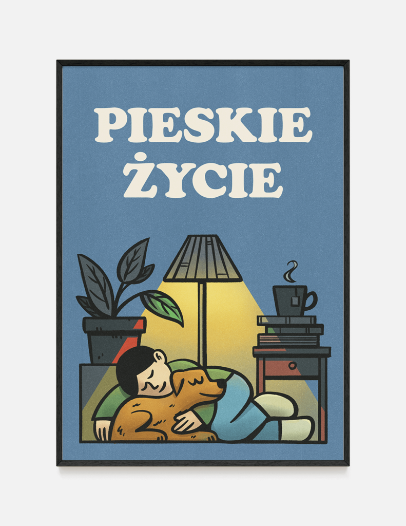 plakat PIESKIE ŻYCIE