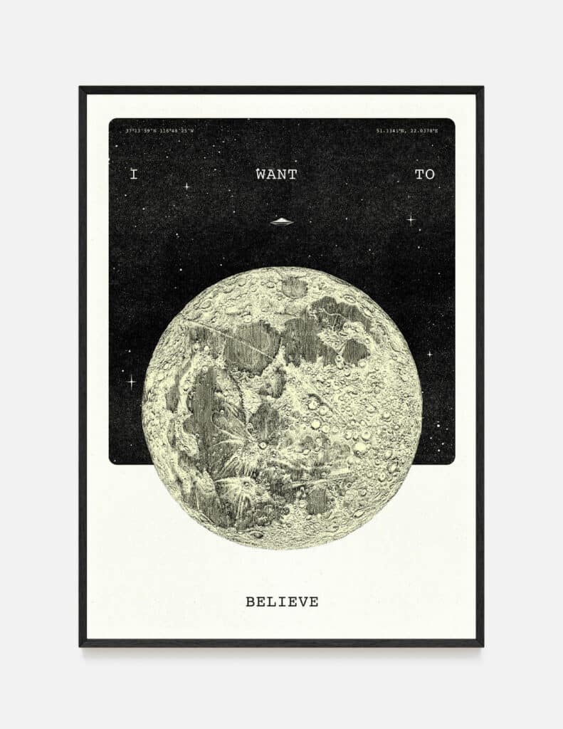 plakat I WANT TO BELIEVE