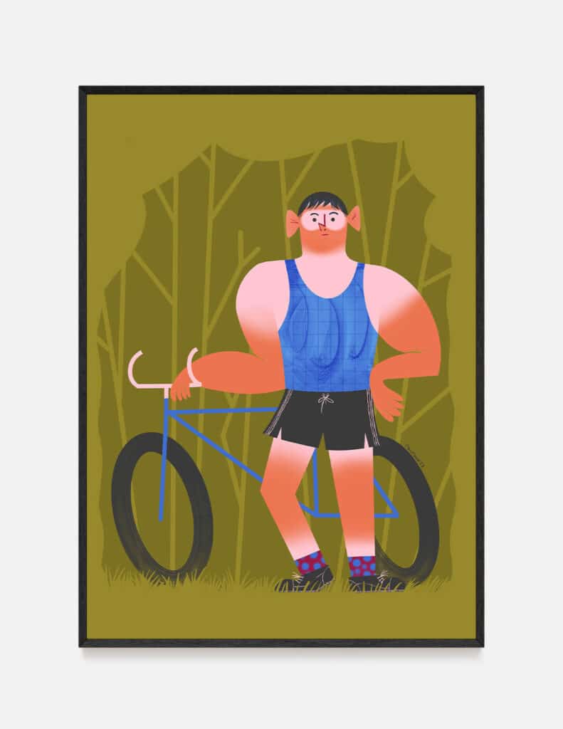 Plakat CYKLISTA