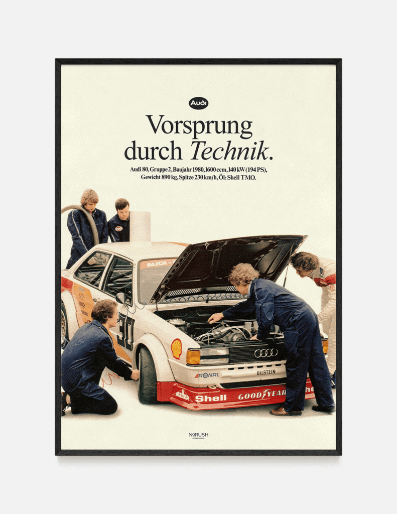 plakat AUDI 80