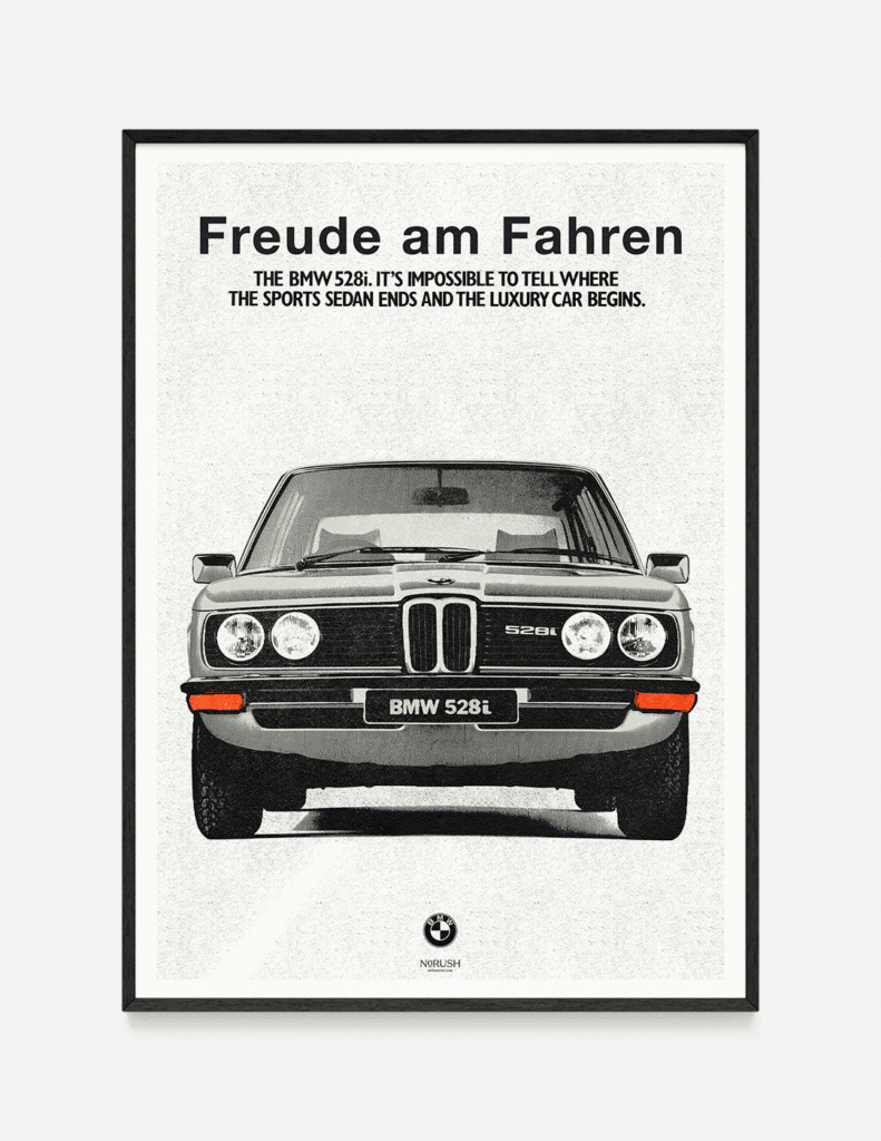 plakat BMW 528i